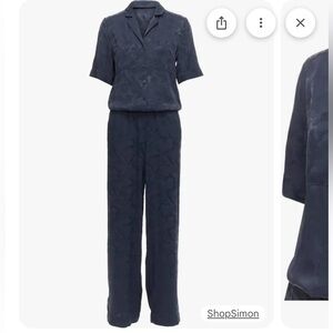 CEFINN Navy Satin Jumper 6